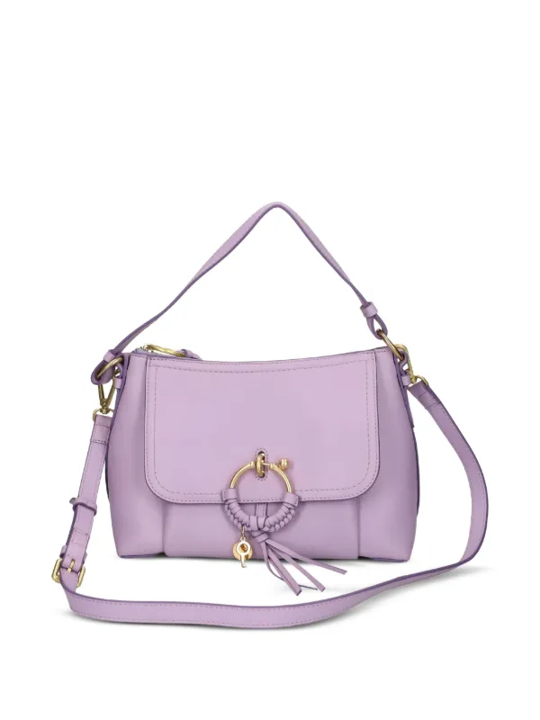 See By Chloé ジョアン タッセル レザーショルダーバッグ S | パープル