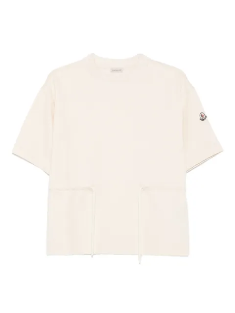 Moncler drawstring-waist cotton T-shirt