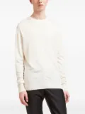 Aiezen crew-neck knitted sweater - White