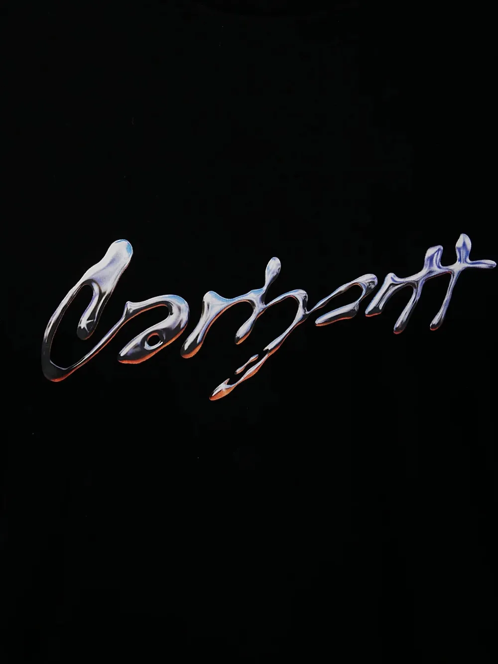 Carhartt WIP Drip Script T-shirt Zwart