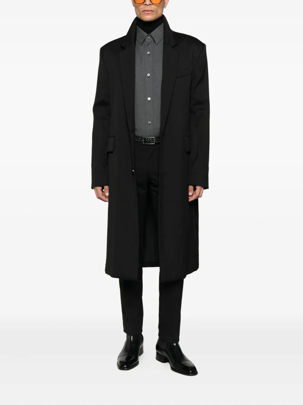 TOM FORD long-sleeve button-up shirt Grijs