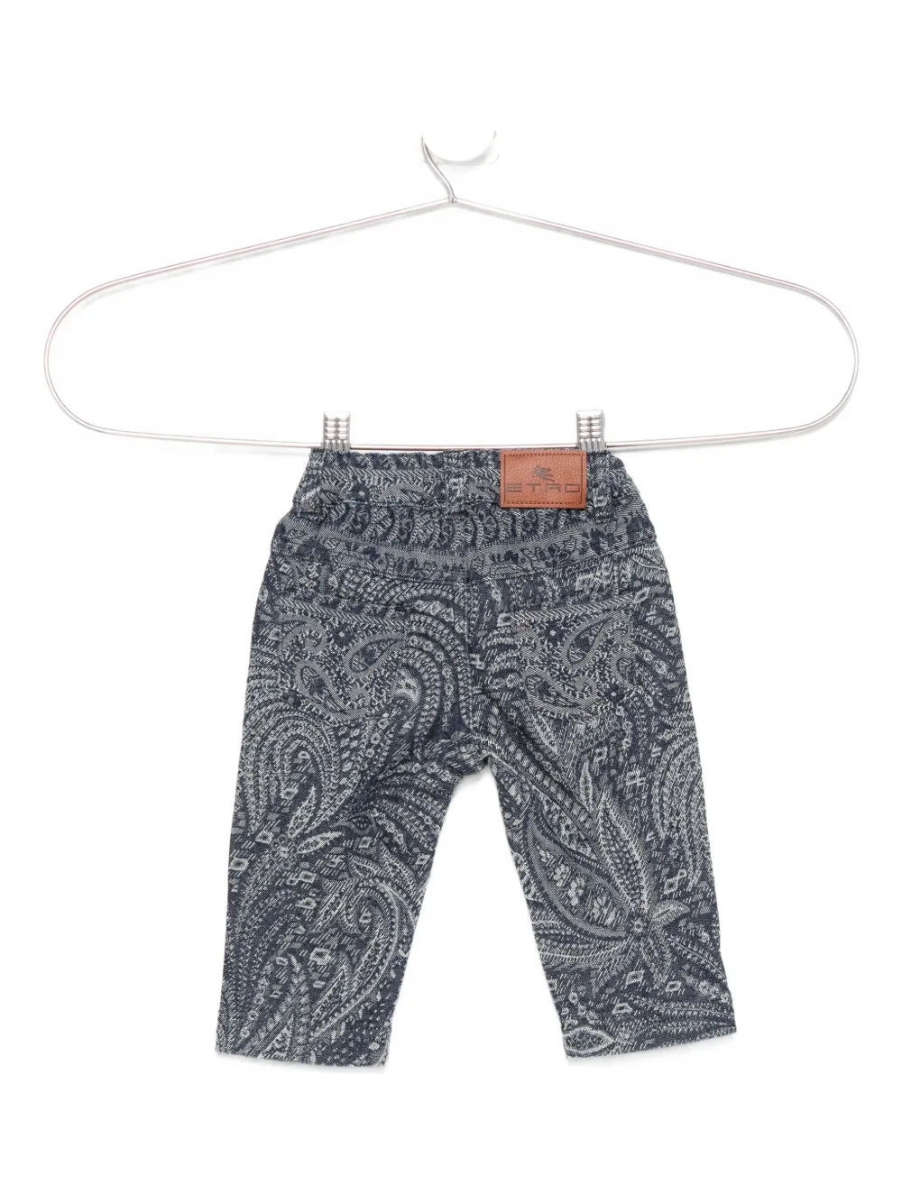 ETRO KIDS Broek met paisley-print Blauw