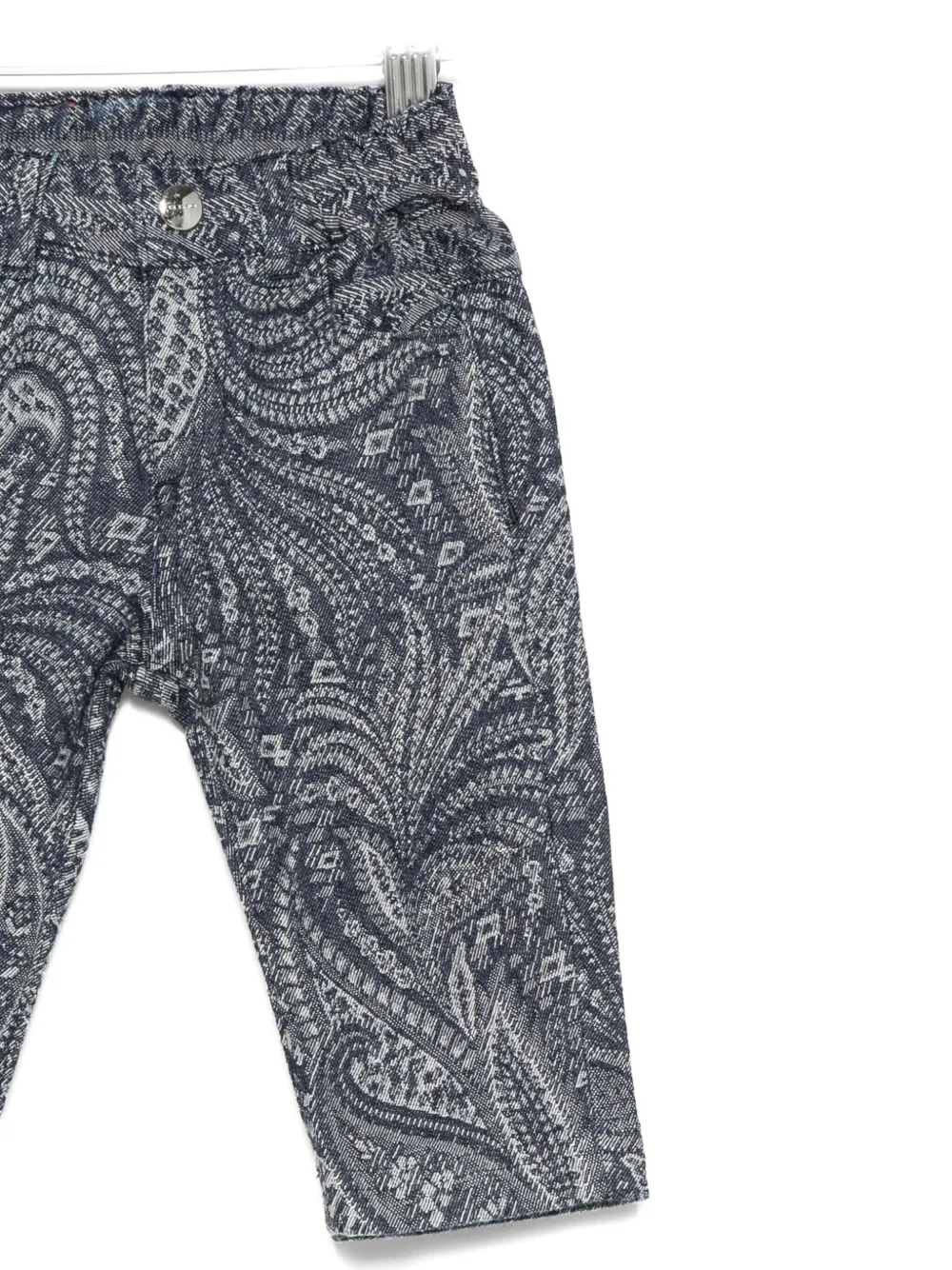 ETRO KIDS Broek met paisley-print Blauw