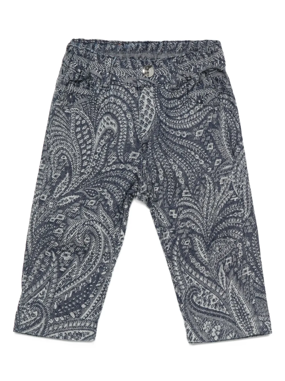 ETRO KIDS Broek met paisley-print Blauw