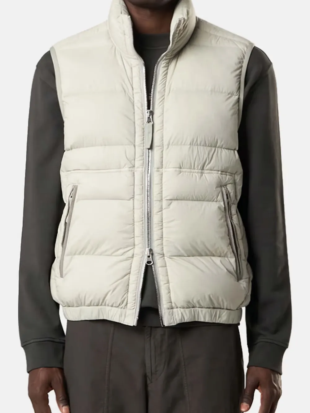 Stone Island Bodywarmer met rits Wit