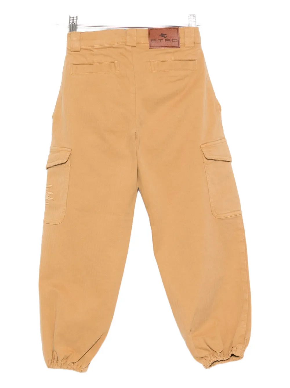ETRO KIDS Cargo broek met Pegasus-patroon Beige