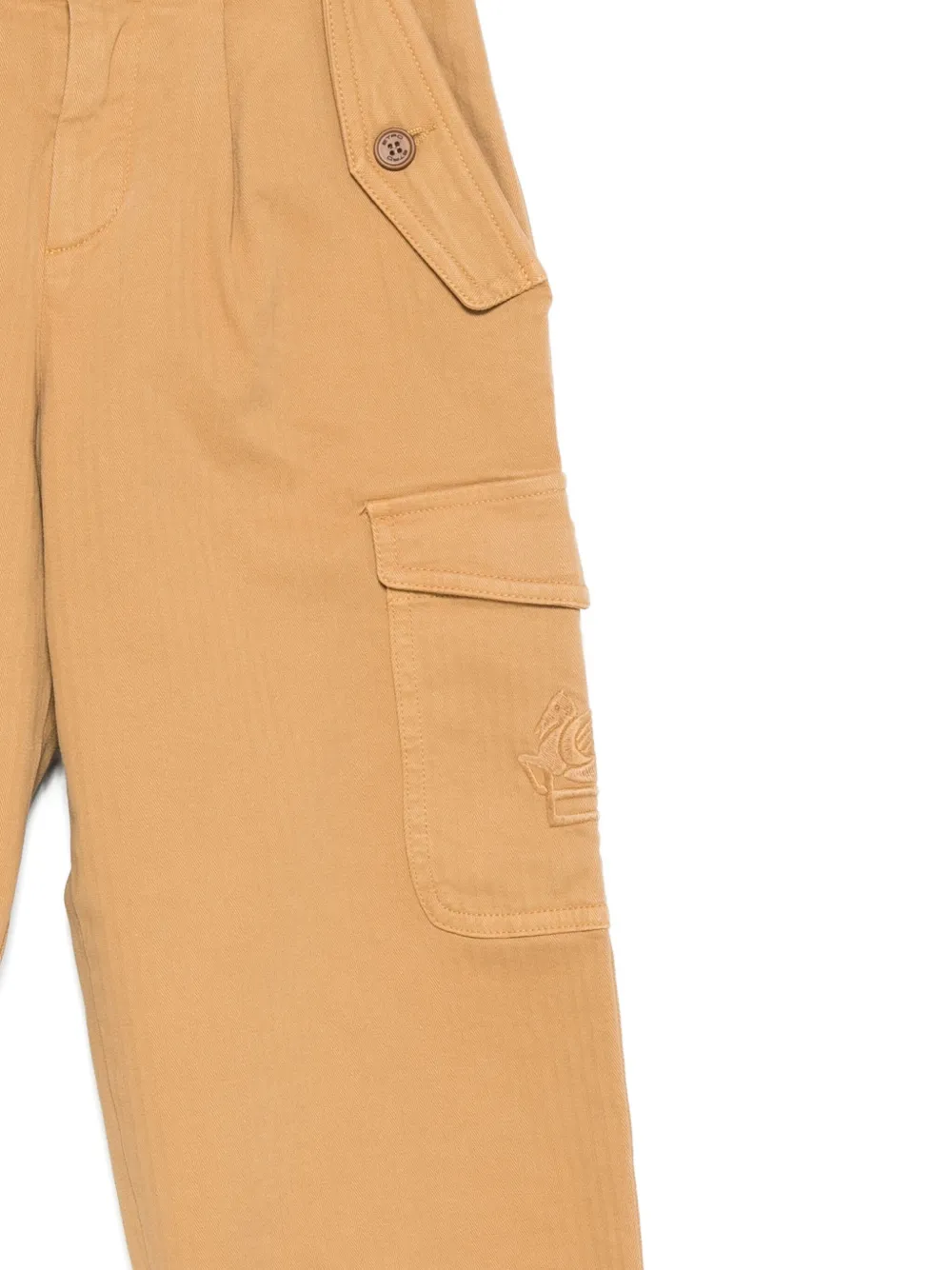 ETRO KIDS Cargo broek met Pegasus-patroon Beige