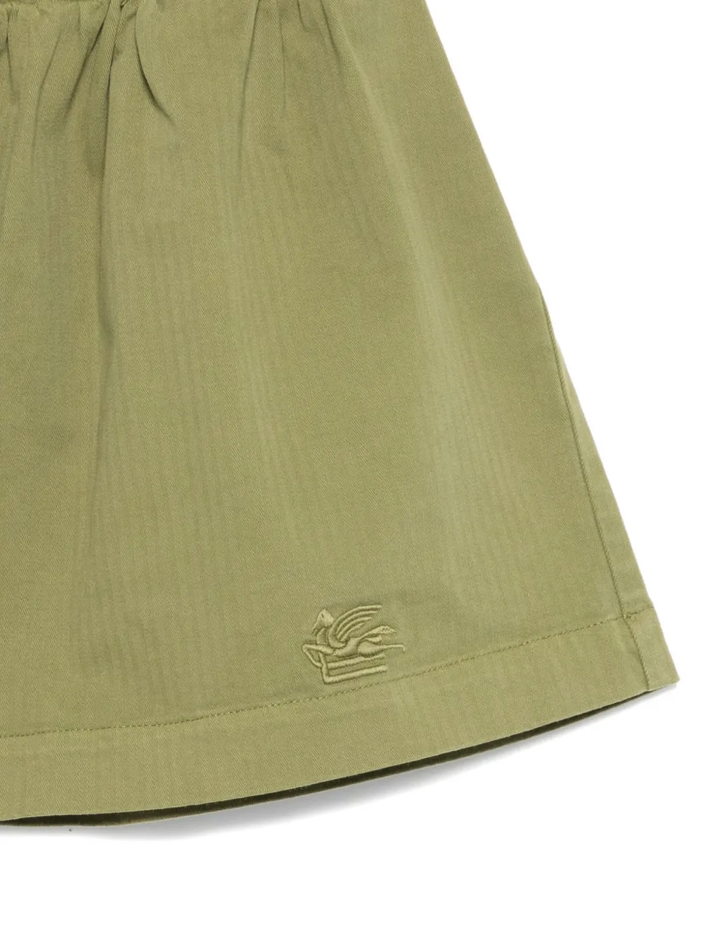 ETRO KIDS Mini-rok met Pegasus patroon Groen