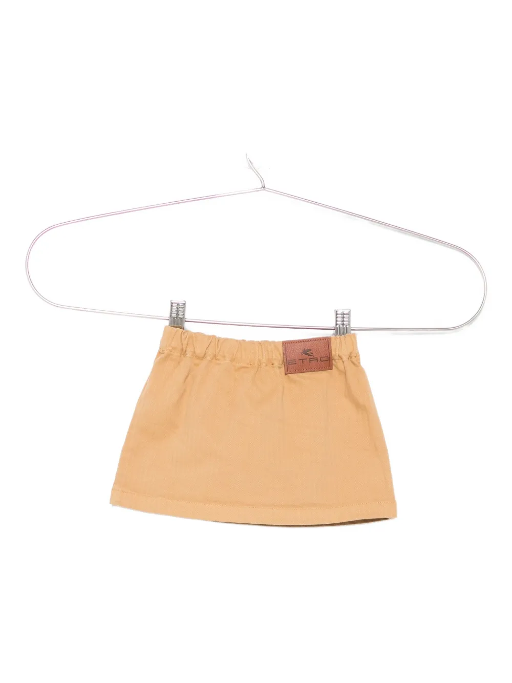 ETRO KIDS Mini-rok met borduurwerk Beige