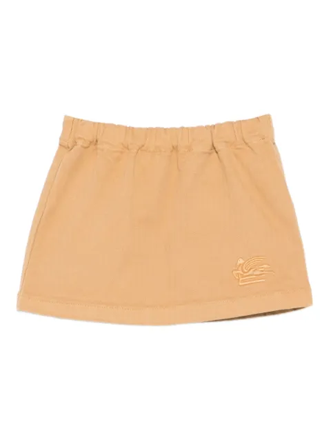 ETRO KIDS embroidered mini skirt