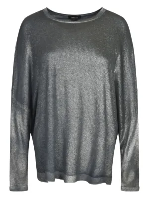 Tシャツ・カットソー AVANT TOI Women Sweater I224SD1304CSFVHV00023 Black Rareism Women Adana Black Printed Sweater