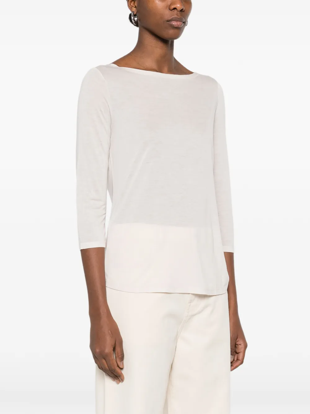  Purotatto Long-sleeved Top - Neutrals 