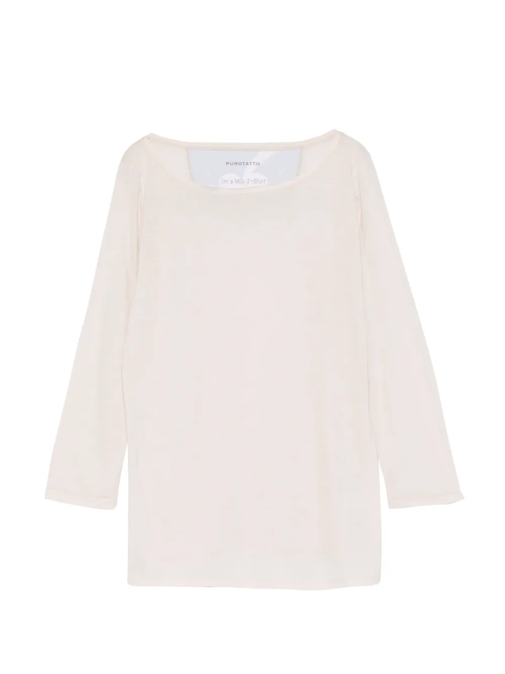 Purotatto long-sleeved top - Toni neutri