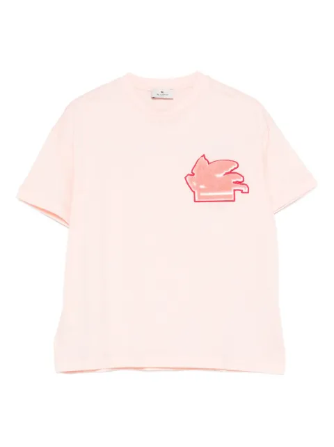 ETRO KIDS Pegaso-patch T-shirt