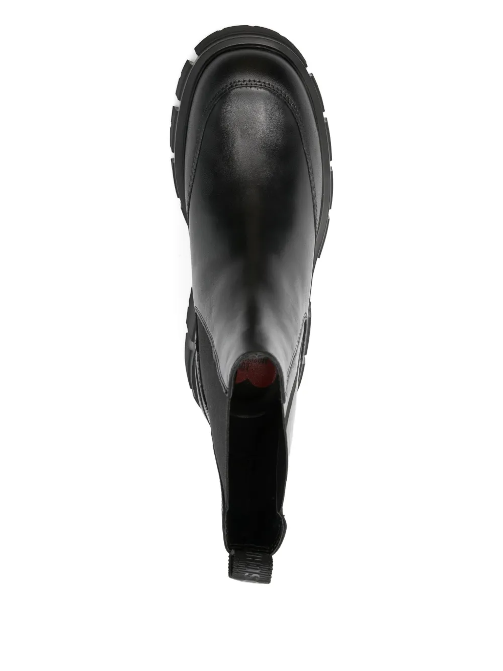 Love Moschino 40mm leather chunky boots Black