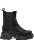 Love Moschino 40mm leather chunky boots - Black