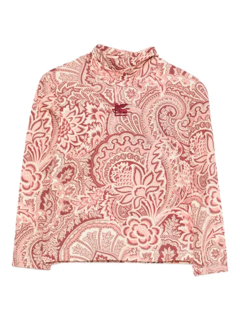ETRO KIDS Blusa com estampa paisley