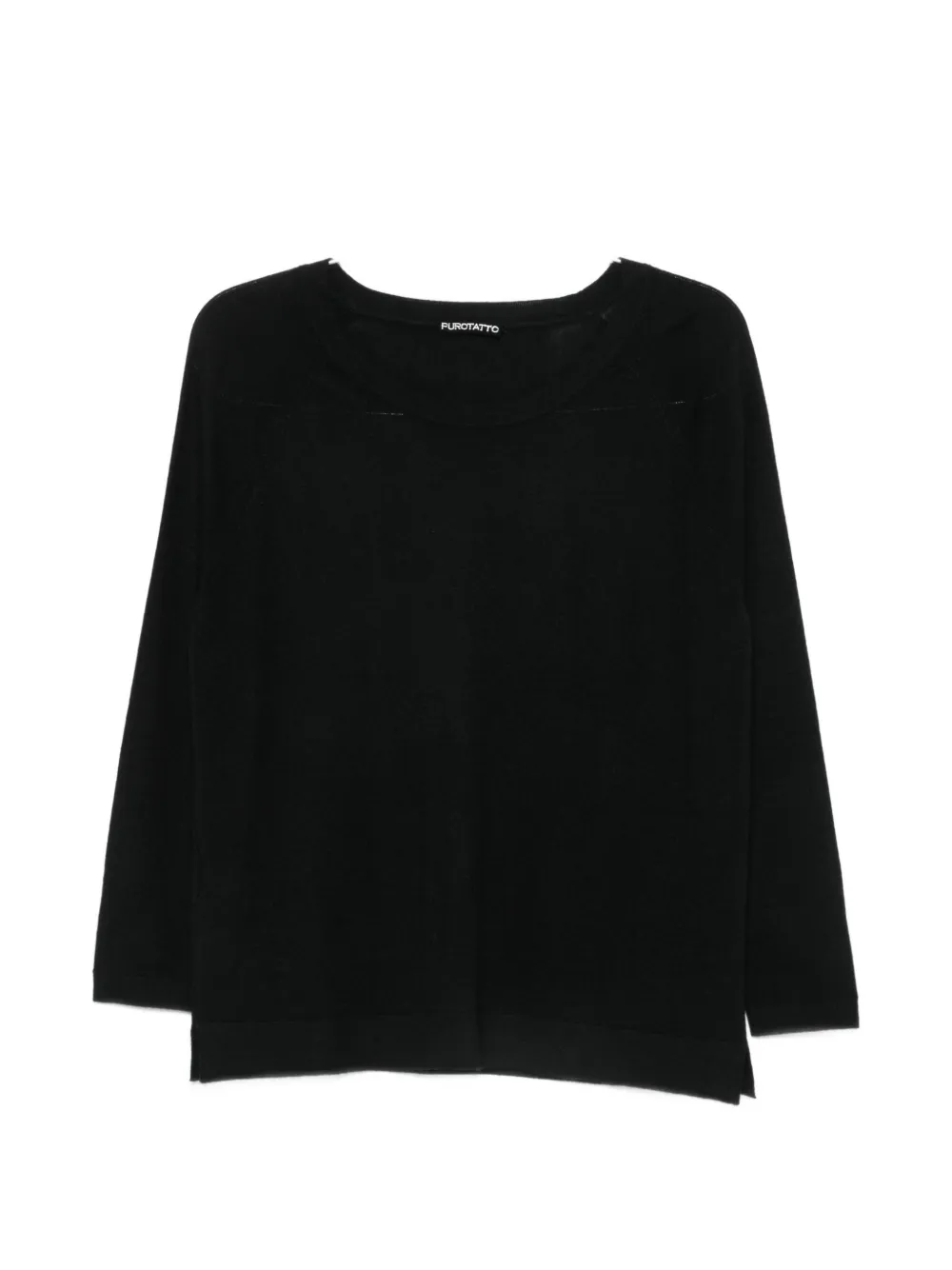 Purotatto raglan-sleeve sweater - Nero