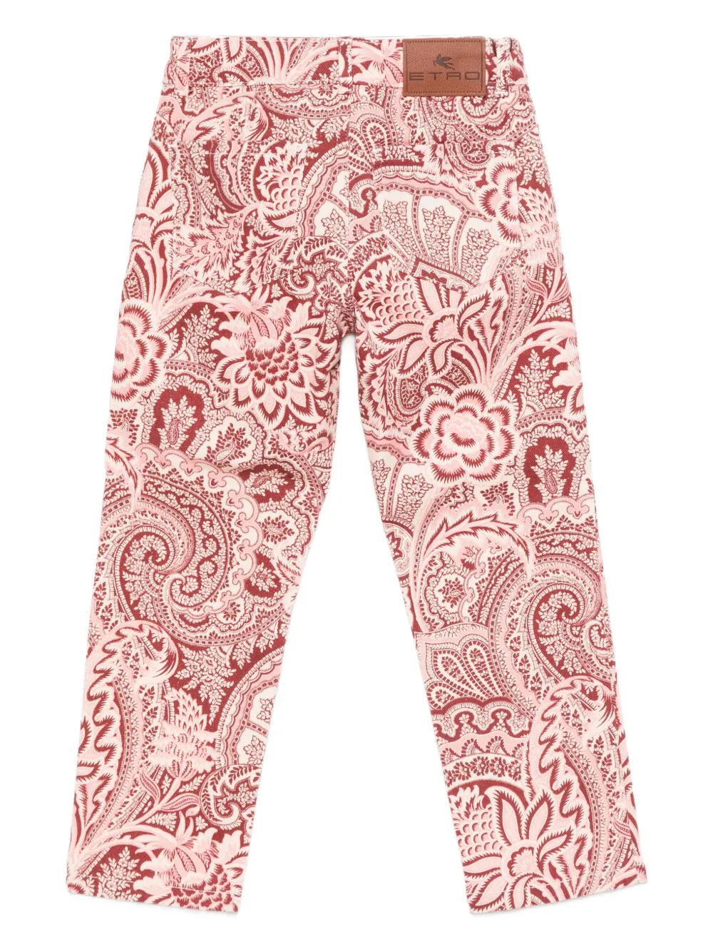 ETRO KIDS Broek met paisley-print Roze