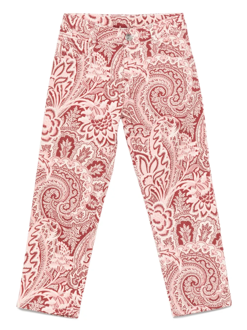 ETRO KIDS Broek met paisley-print Roze