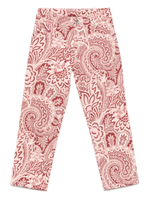 ETRO KIDS paisley-print trousers