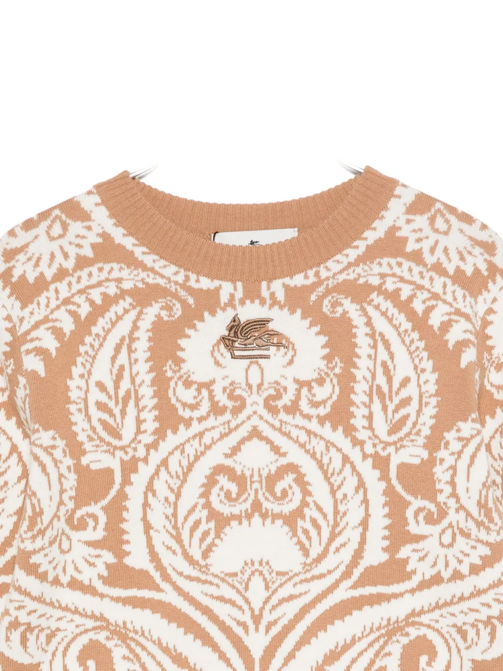 ETRO KIDS Trui met paisley-print Beige