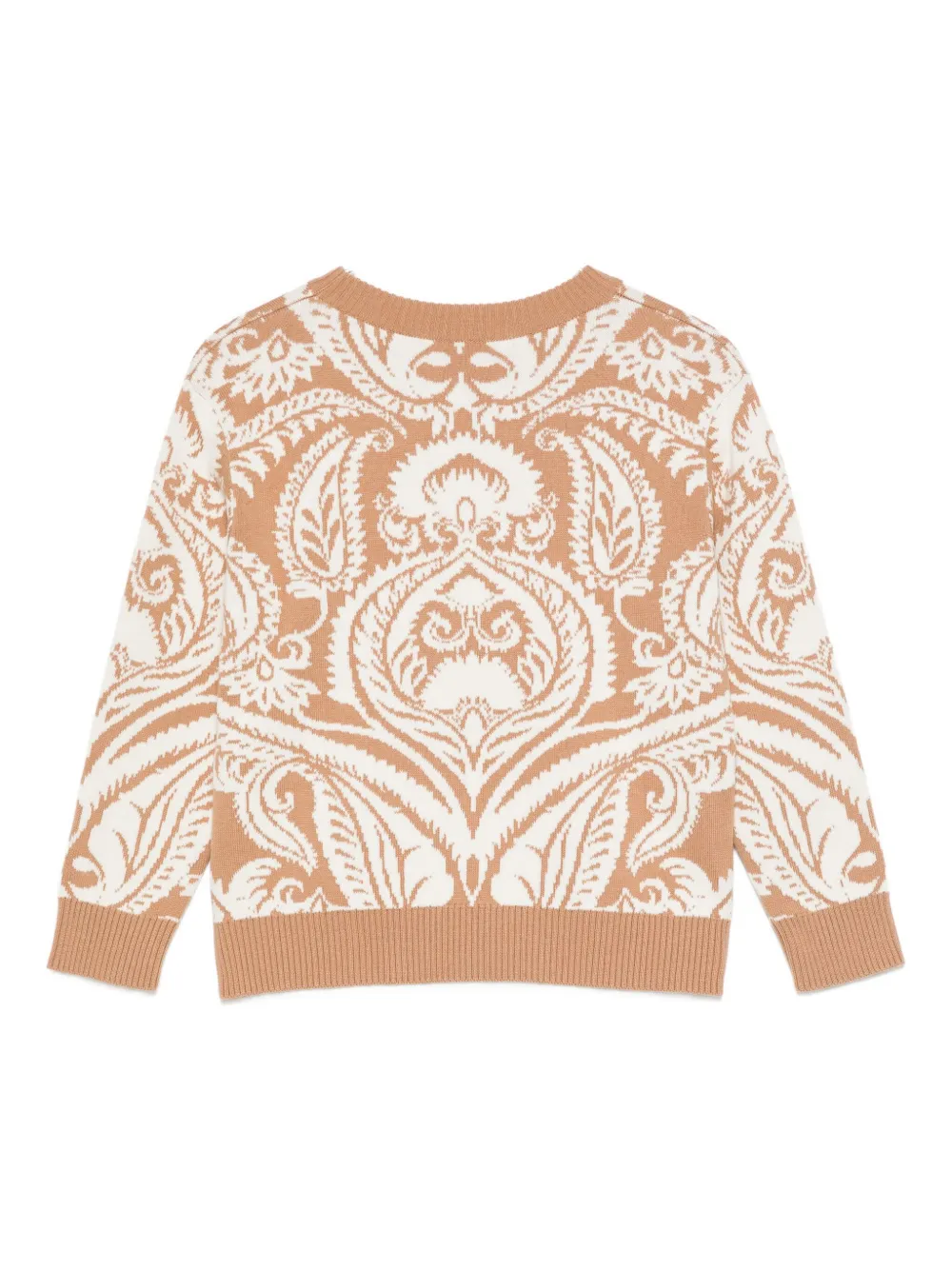 ETRO KIDS Trui met paisley-print Beige