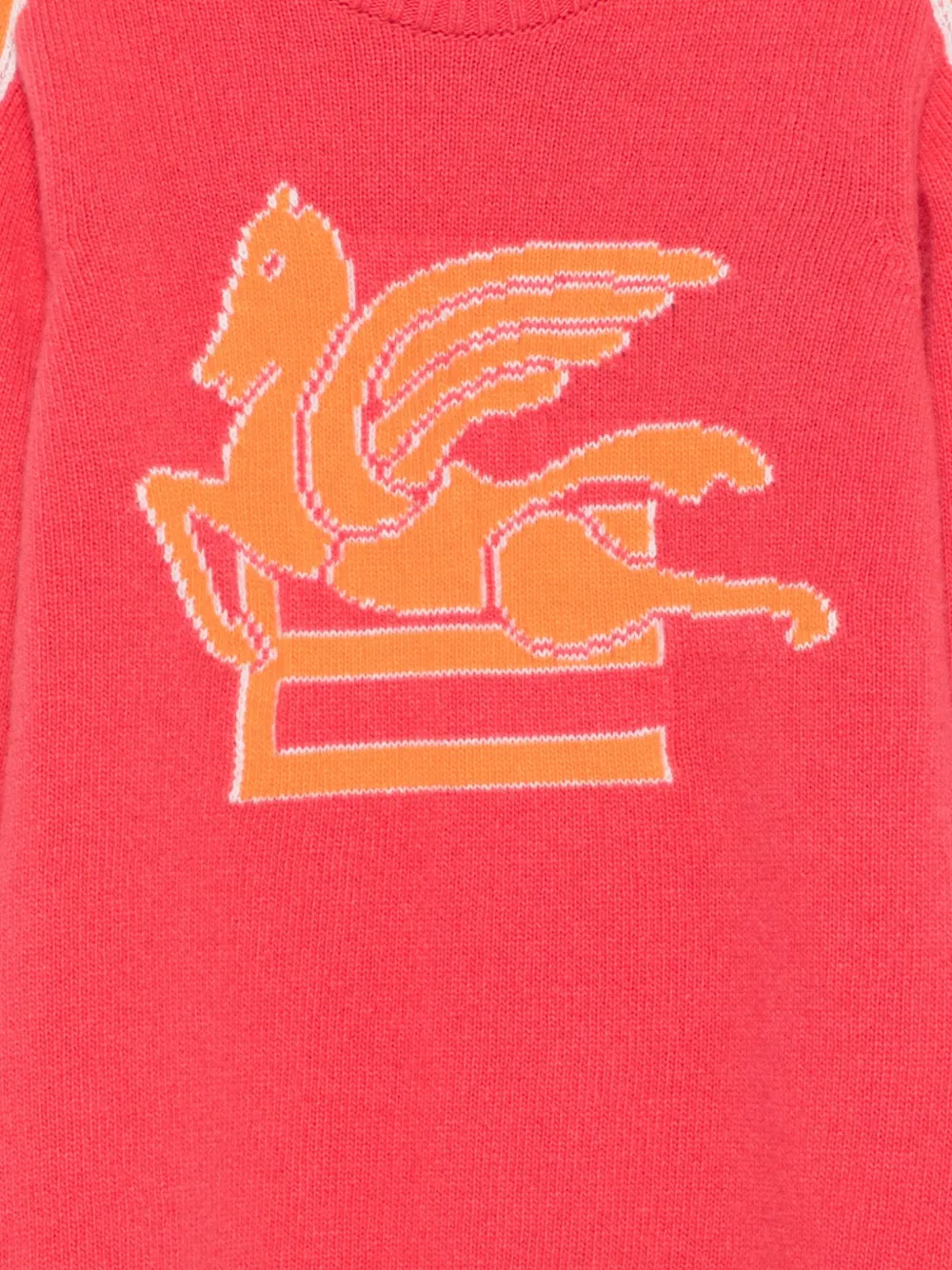 ETRO KIDS Trui met Pegasus-patroon Roze