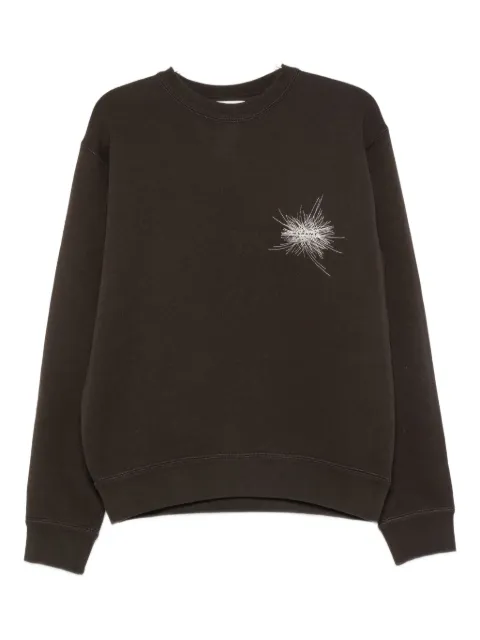 MARANT embroidered-details crew-neck sweatshirt