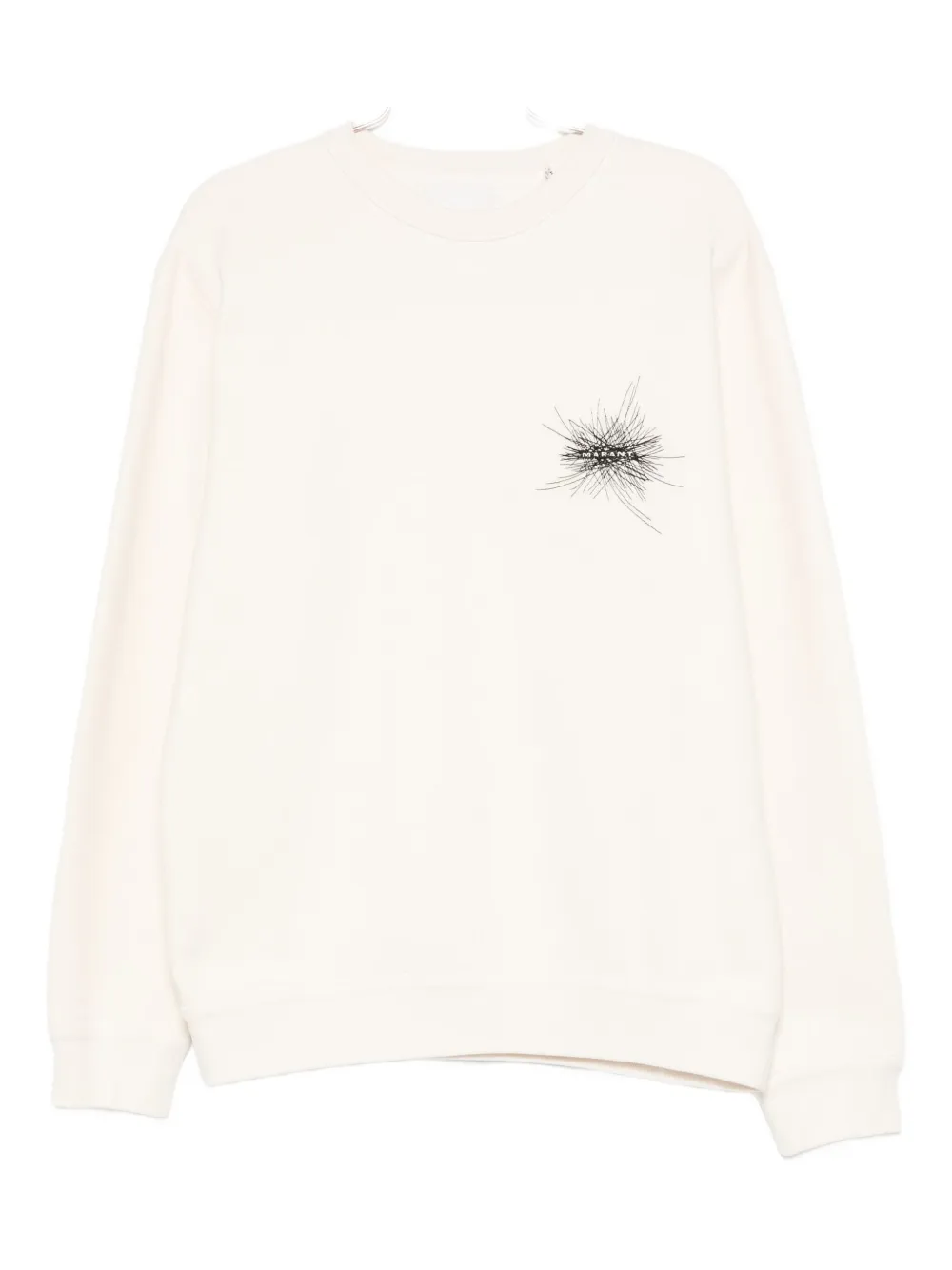MARANT embroidered-detail sweatshirt | Neutrals | Image 1