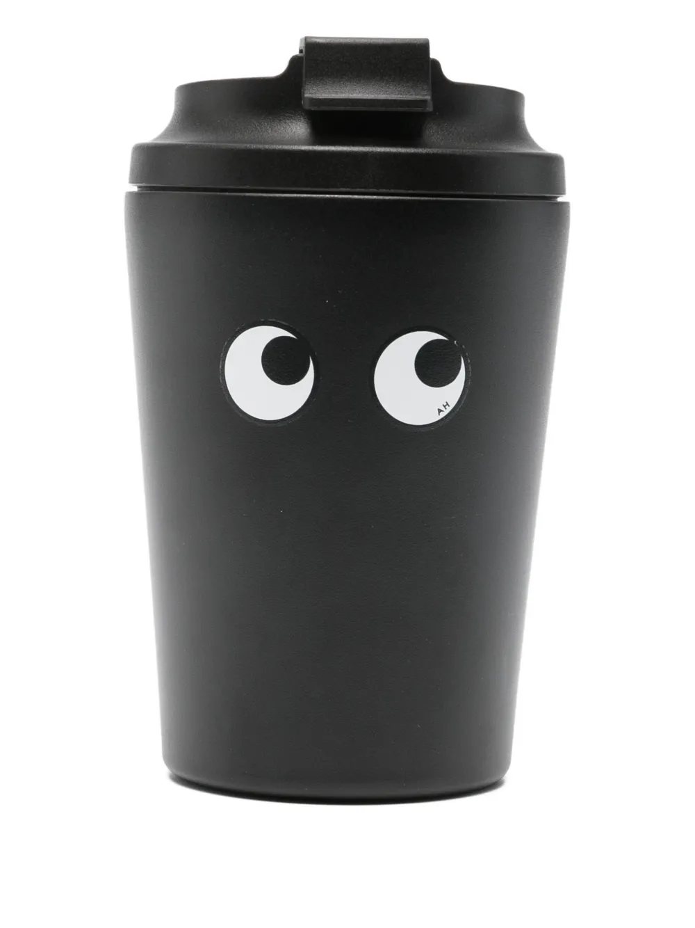 Anya Hindmarch eye-embellished steel travel cup - ブラック Anya Hindmarch eye-embellished steel travel cup - ブラック
