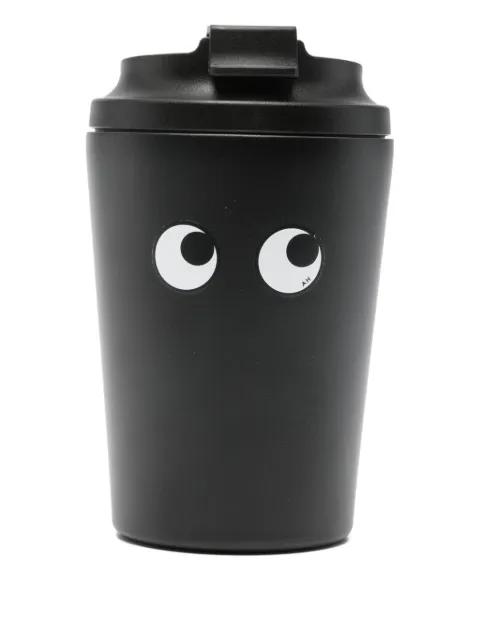 Anya Hindmarch eye-embellished steel travel cup