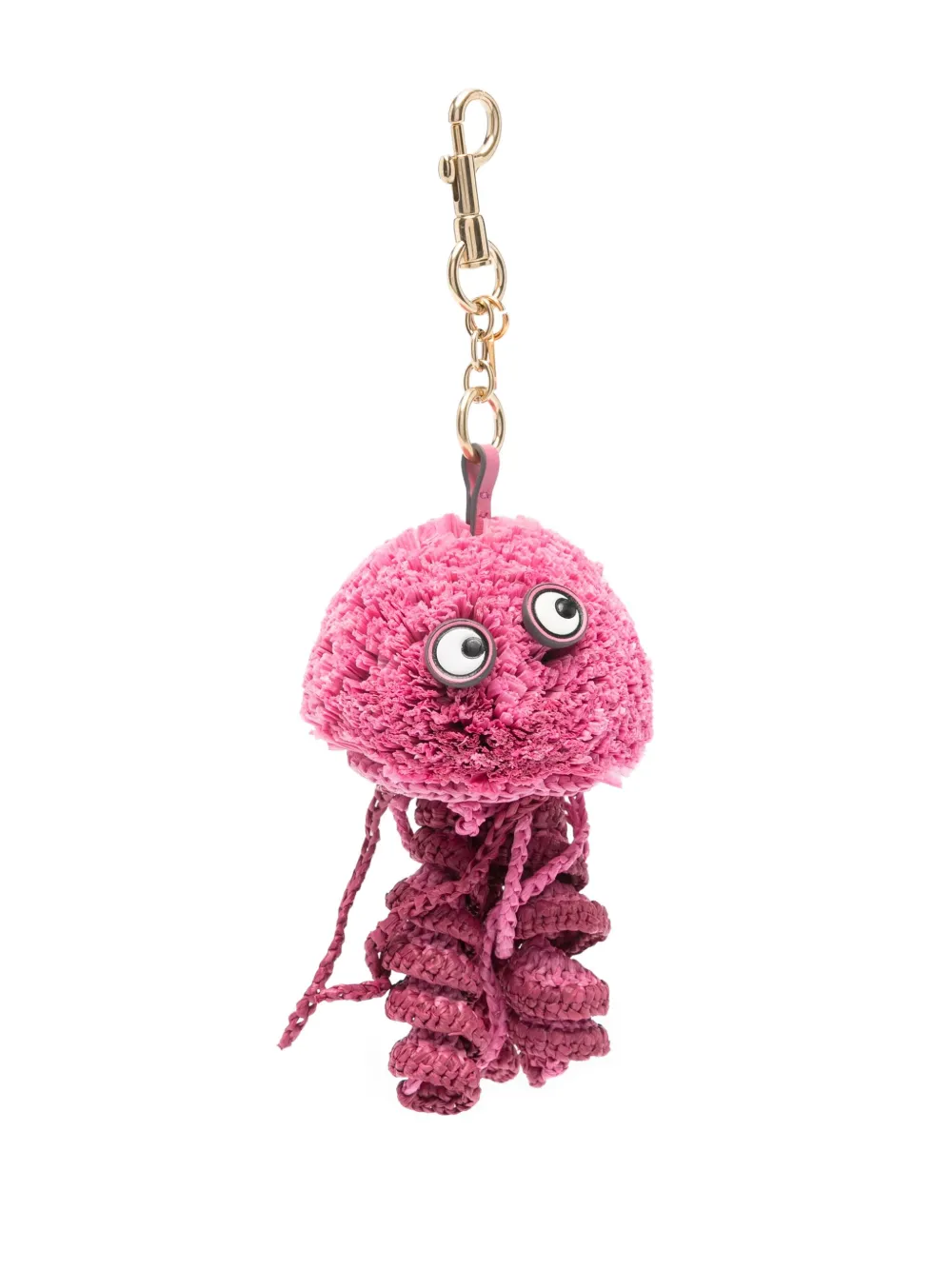 Anya Hindmarch Jellyfish pom-pom bag charm - ピンク Anya Hindmarch Jellyfish pom-pom bag charm - ピンク
