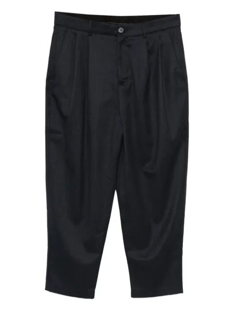 noyoco Pantaloni Cambridge con pieghe in lana