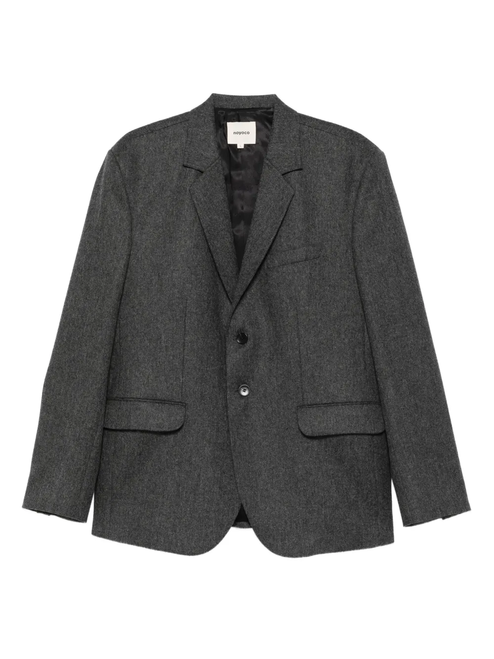 noyoco two-button notched jacket | Grey | Image 1