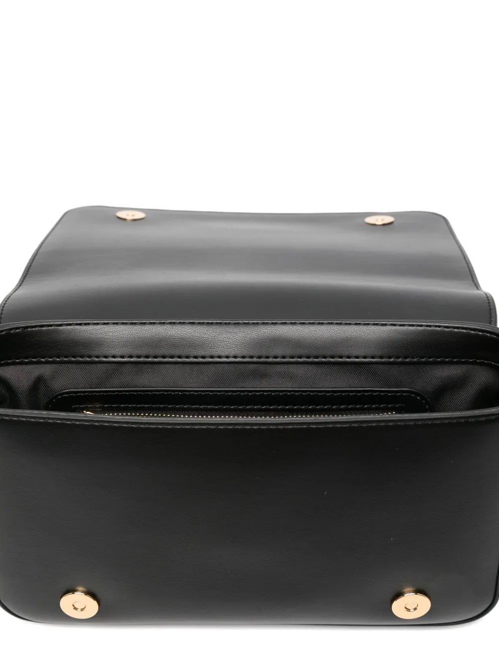 Love Moschino logo-lettering crossbody bag Zwart
