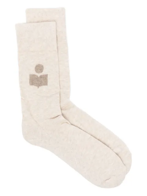 MARANT logo-embroidered socks