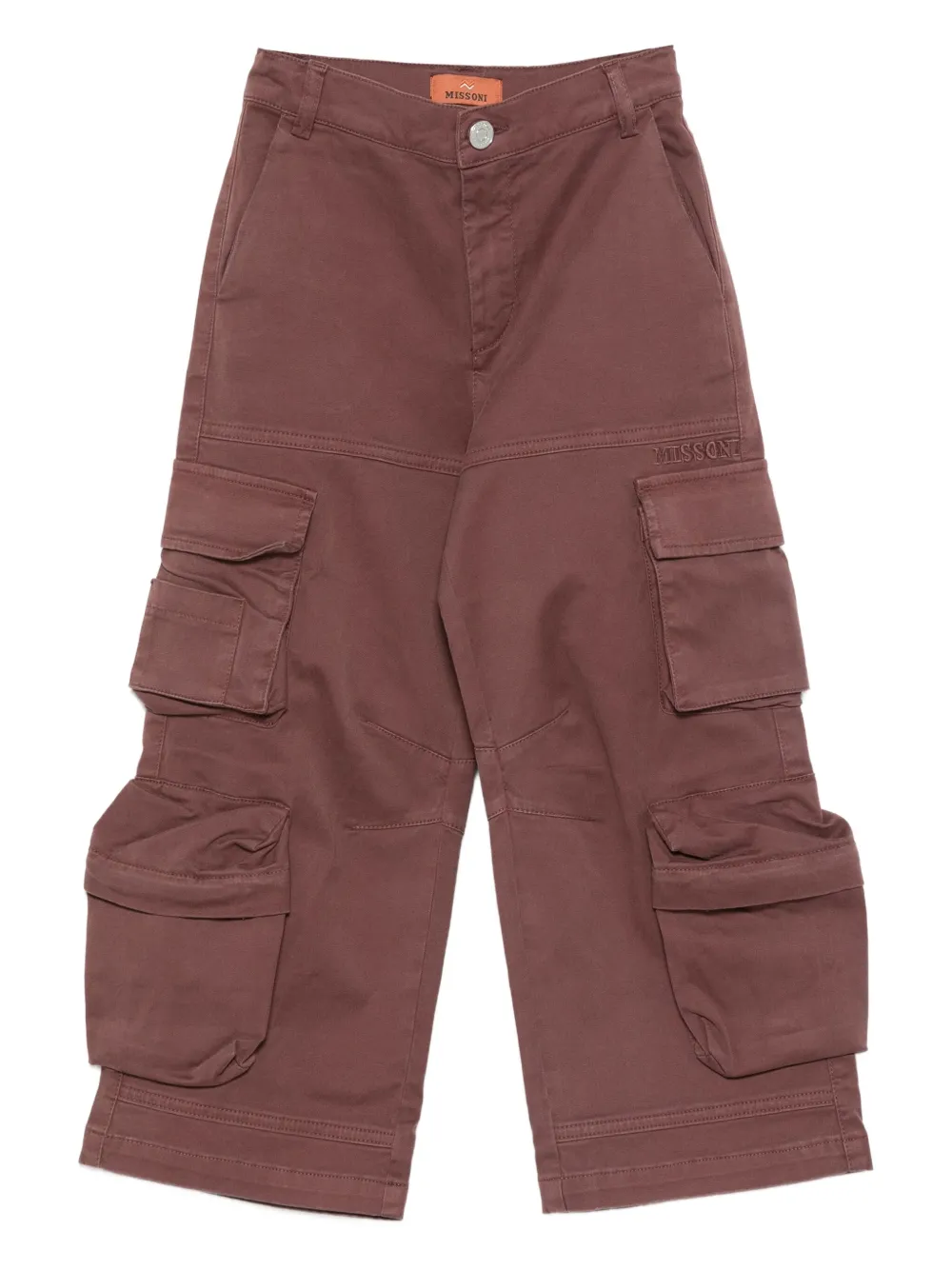 Missoni Kids Cargo broek Rood