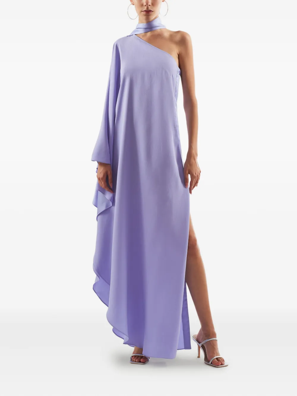 Taller Marmo Bolkan asymmetrische maxi-jurk Paars