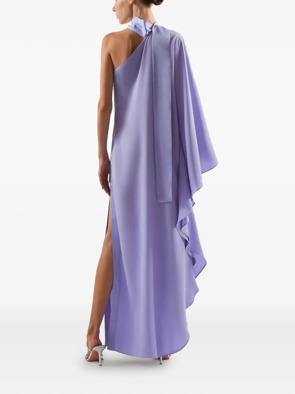 Taller Marmo Bolkan asymmetrische maxi-jurk Paars