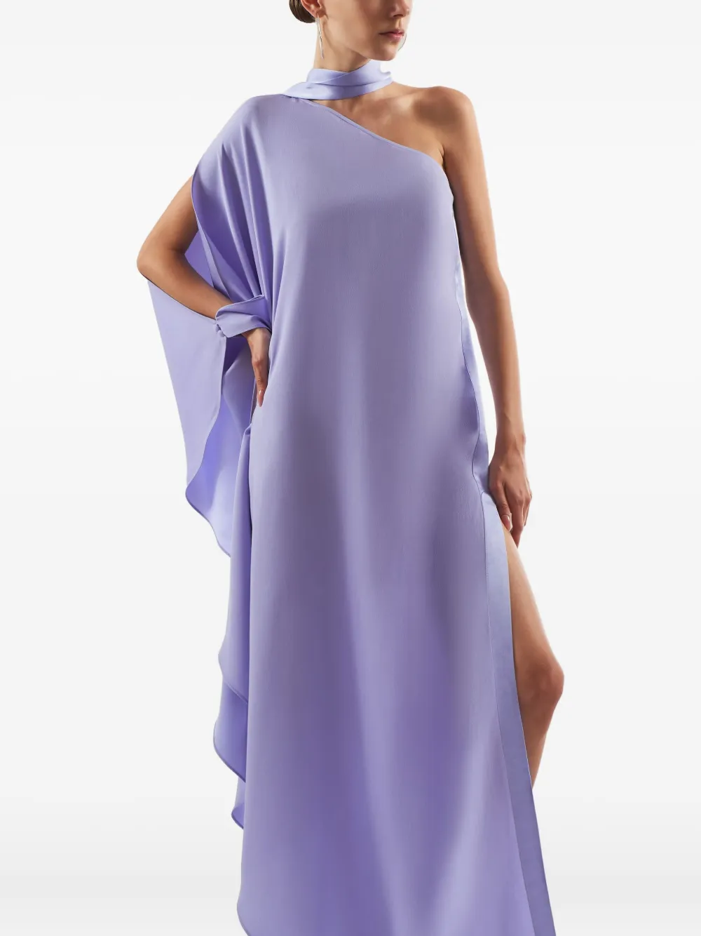 Taller Marmo Bolkan asymmetrische maxi-jurk Paars