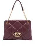 Love Moschino quilted chain-strap tote bag - Purple