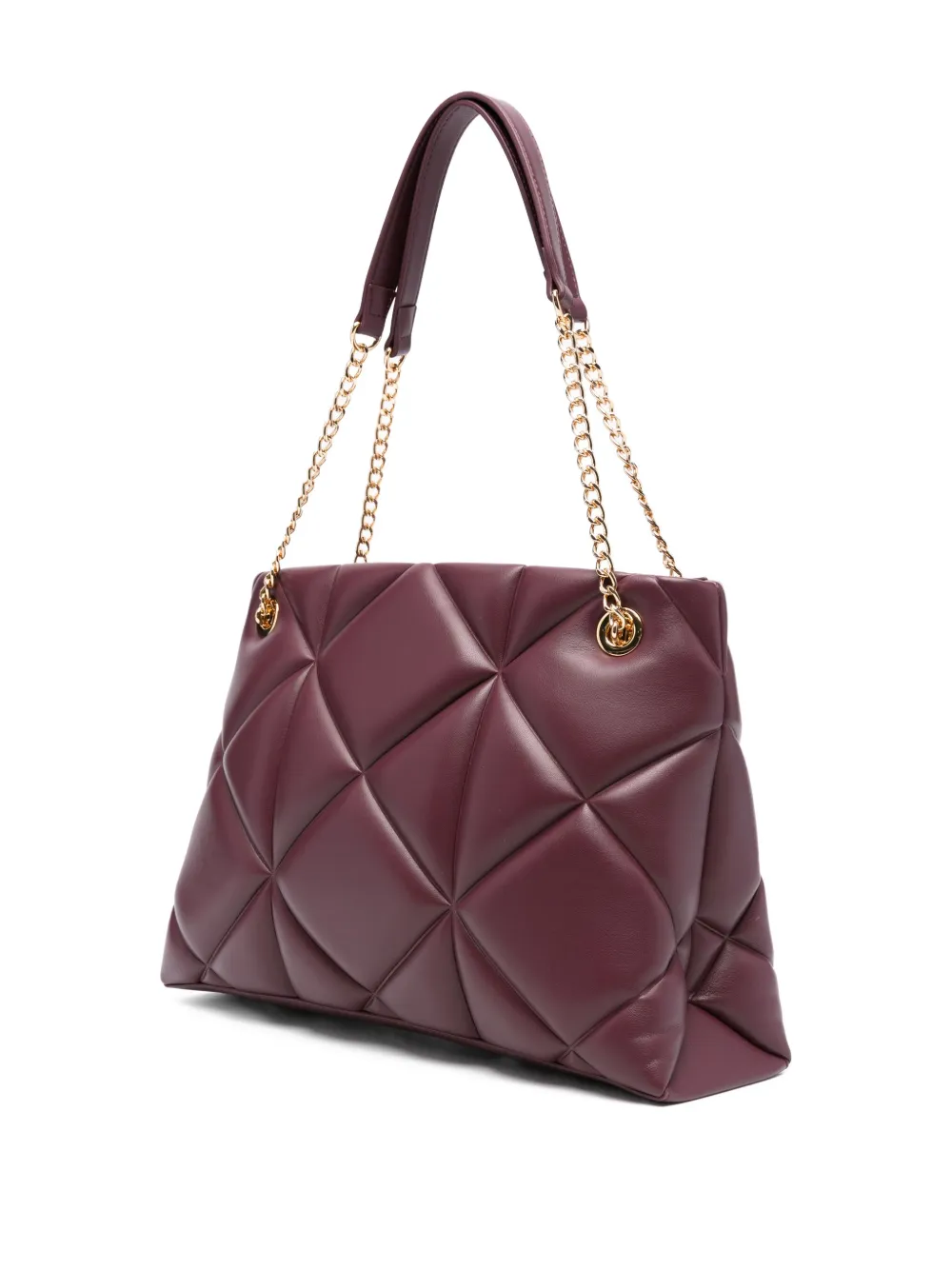 Love Moschino quilted chain-strap tote bag Paars