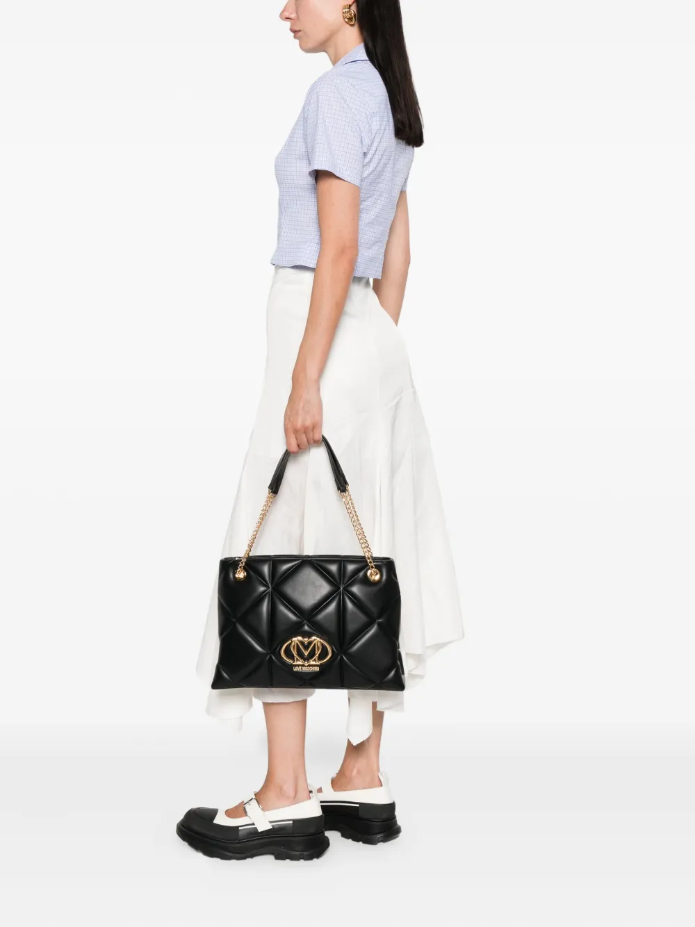 Love Moschino quilted shoulder bag | Image 2