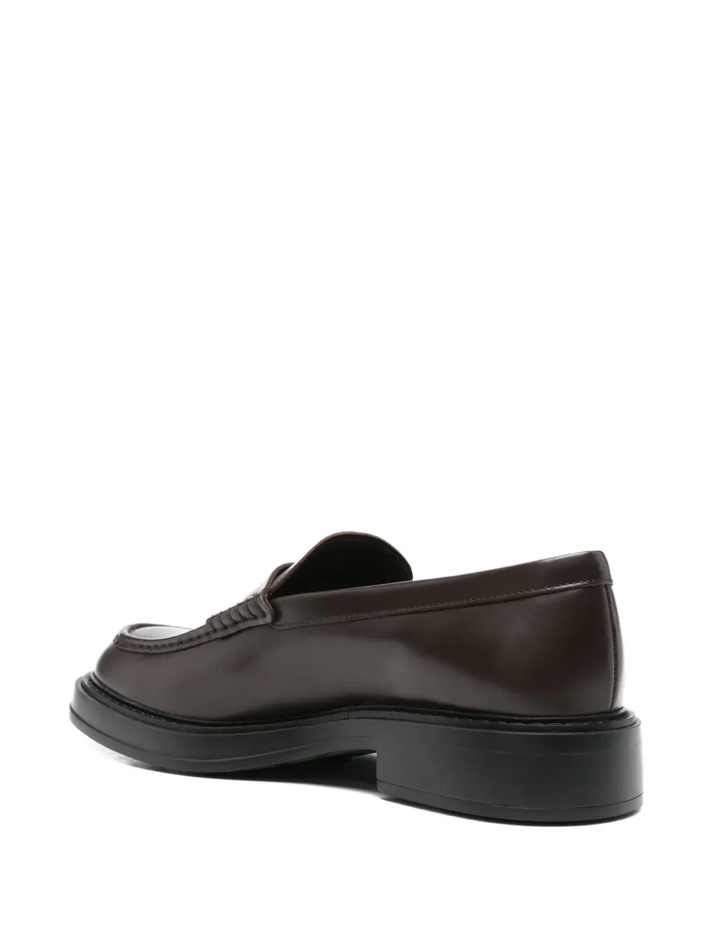 Tod's leather loafers Brown