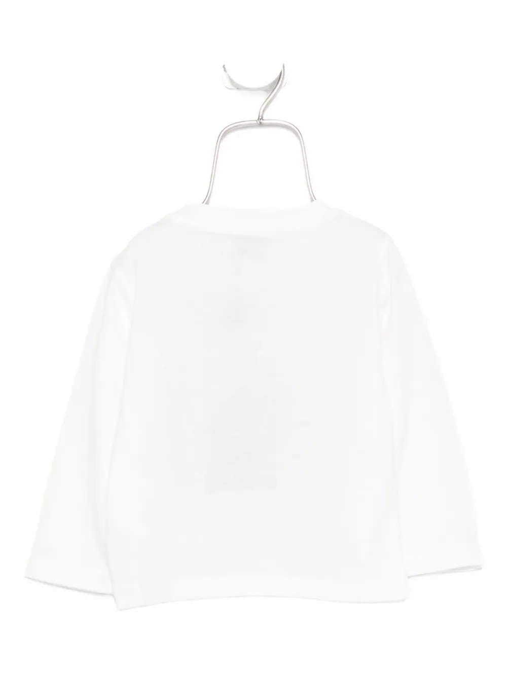 ETRO KIDS Top met lange mouwen en Pegasus patroon Wit