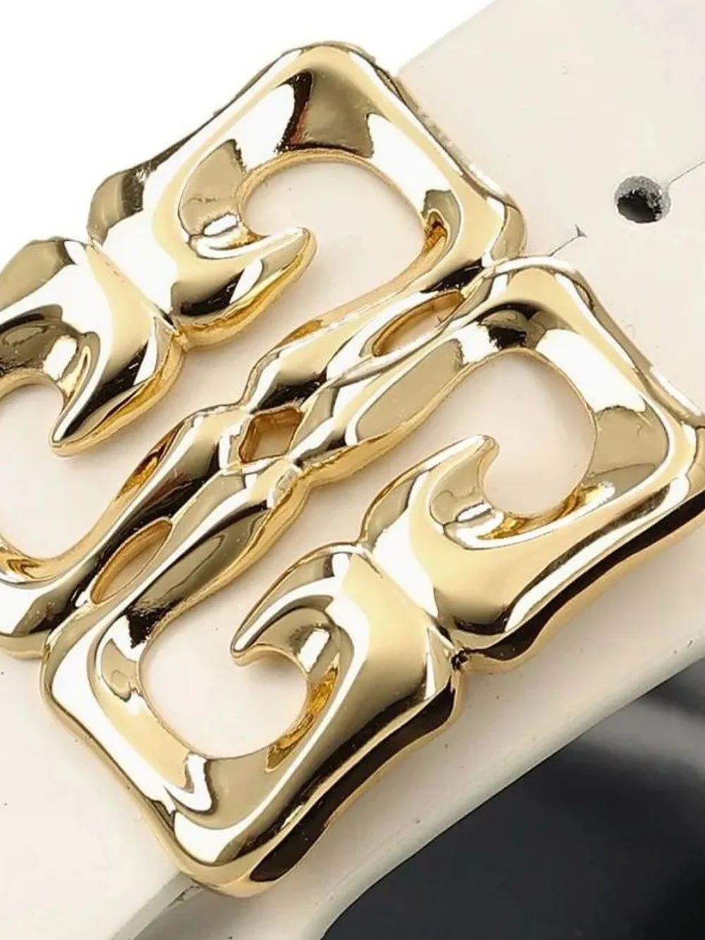 Givenchy Liquid 4G-embellishment buckle slides Neutrals