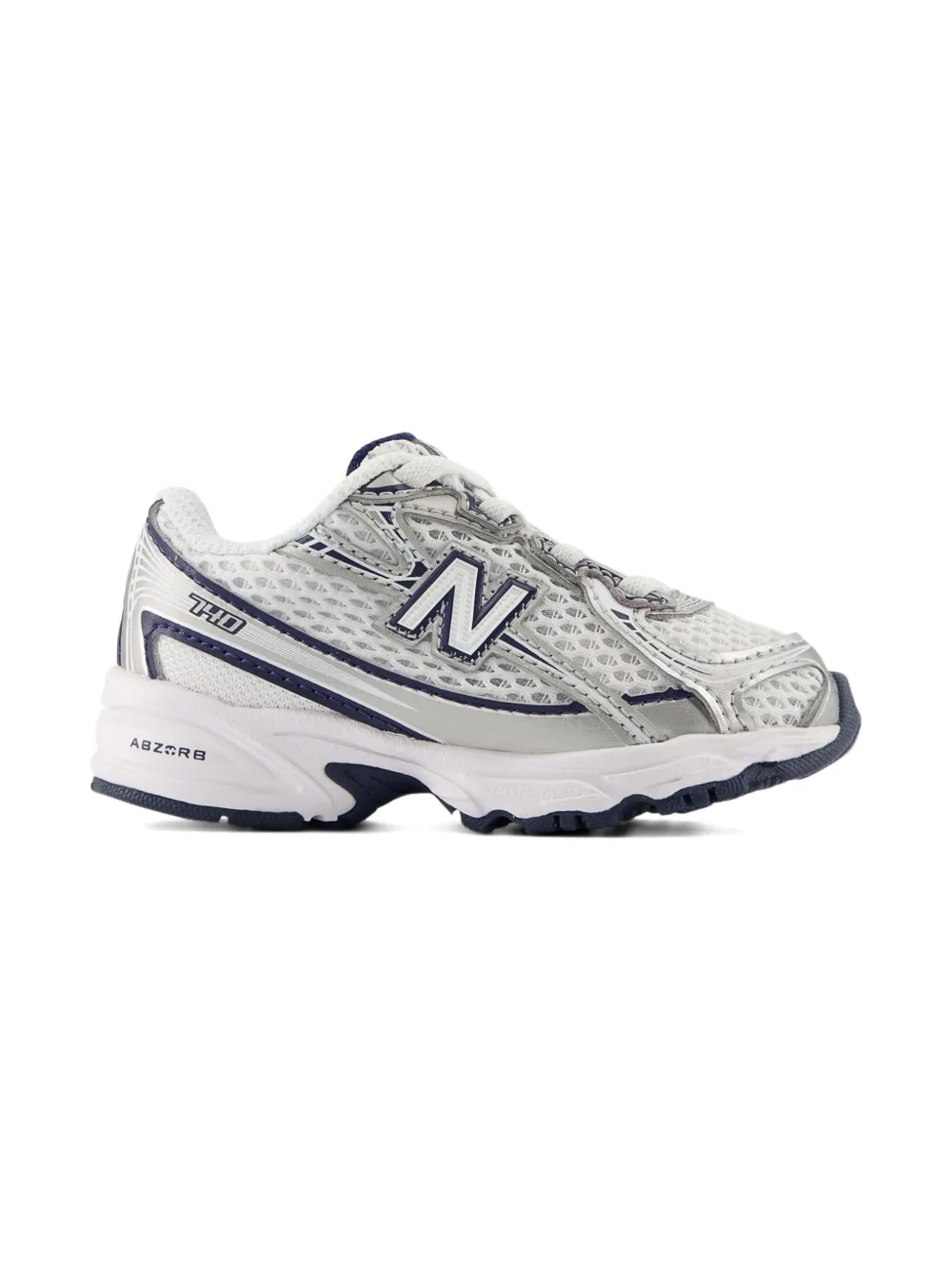 New Balance Kids 740 sneakers met bungee-veters Blauw