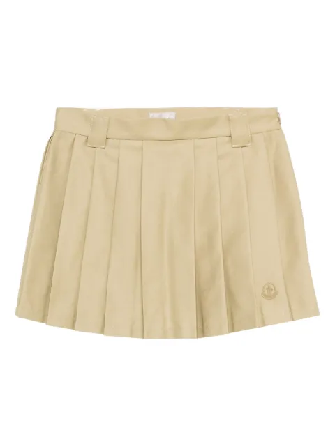 Moncler pleated logo mini skirt
