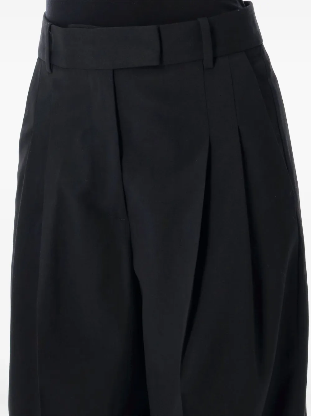 By Malene Birger Cymbara broek met geplooide details Zwart